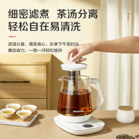 松下(Panasonic)养生壶 烧水壶热水壶煎药壶煮茶器 大功率速热安全防干烧带滤网1.7LNC-POH15-W
