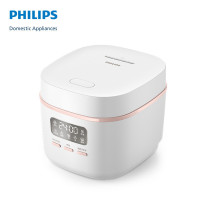 飞利浦(Philips) 多功能1.8L迷你电饭煲一键旋风煮 24小时智能预约电饭锅HD3063/20 白色