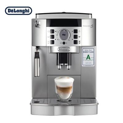 德龙(Delonghi)咖啡机 全自动咖啡机 欧洲原装进口 家用 自带打奶泡系统 ECAM22.110.SB