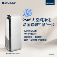 布鲁雅尔(Blueair)空气净化器 除甲醛雾霾颗粒物除过敏源 7重净化家装污染直接分解甲醛 智能菌盾pro8840i
