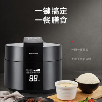 松下(Panasonic)电饭煲电饭锅4L 家用IH电磁加热 三段压力可选 智能米量判定 可预约 SR-PE402-K