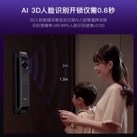 凯迪仕(KAADAS)双摄款高清大屏猫眼智能门锁  P30 Pro Max 双摄款 69码 6978256440496