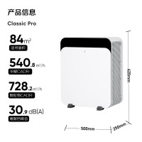 布鲁雅尔(Blueair)空气净化器除甲醛宠物吸猫毛除菌过敏原苯去烟味ClassicProCP7i