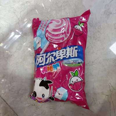 阿尔卑斯棒棒糖树莓牛奶味200g(20支)