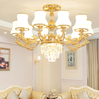 法耐网红吊灯客厅餐厅现代简约欧式水晶灯饰卧室家用大厅灯具奢华大气