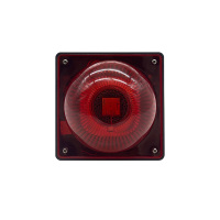 日昇之光(RECEN)RXH8312 3W 3.7V 5Ah IP65 太阳能声光警示灯 1套 红色