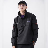 蒙洛里克2022秋季上衣男潮流帅气休闲时尚百搭立领束袖夹克WSL-590