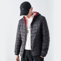 Manloric棉衣男士冬季外套2022新款韩版潮流简约纯色帅气短款轻薄棉服WSL-1824