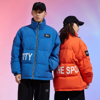 Manloric冬季羽绒服2022年新款情侣款韩版宽松潮流青少年字母印花休闲外套TW-908