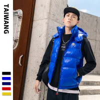 Manloric男士外套羽绒马甲2022冬季加厚马夹保暖背心大码韩版潮流帅气坎肩TW-881