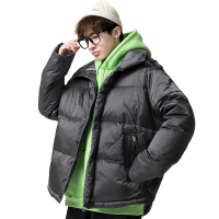 Manloric男士羽绒服秋冬季2022新款韩版潮流潮牌棉袄加绒加厚棉衣棉服外套EL-2713