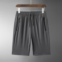 蒙洛里克潮牌短裤男夏季薄款2022冰丝外穿宽松百搭速干休闲裤运动五分裤子RY86206