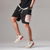 蒙洛里克潮牌夏外穿男士口袋工装休闲裤短裤男装宽松直筒百搭五分裤子男中裤D005