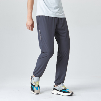 蒙洛里克冰丝裤夏季男装新款休闲裤超薄空调裤束脚系带运动速干裤子男士C21000B