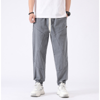 蒙洛里克2022新款水洗做旧复古休闲裤男潮牌长裤时尚潮流男裤宽松束脚裤子35022