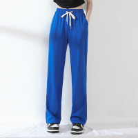 蒙洛里克阔腿裤男女春夏季2022新款高腰垂感显瘦直筒宽松拖地休闲裤子82207