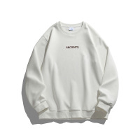 蒙洛里克男装圆领卫衣男士2022秋季新款时尚无帽套头上衣MYW22-508