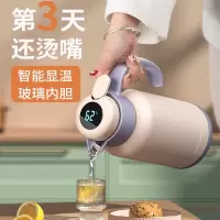 纳丽雅保温水壶家用大容量保温暖水壶保温瓶玻璃内胆热水瓶保暖壶