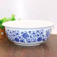 烘焙精灵老式家用手工陶瓷和面盆加厚陶瓷盆发面盆揉面盆不粘省力陶瓷面盆