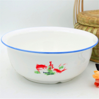 烘焙精灵老式陶瓷和面盆加厚陶瓷盆发面盆揉面盆不易粘省力陶瓷家庭和面盆