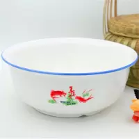 烘焙精灵老式陶瓷和面盆加厚陶瓷盆发面盆揉面盆不易粘省力陶瓷家庭和面盆