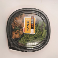 俏咪哆 尖椒辣子鸡油焖长豇豆双拼饭(便当)500g