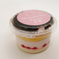 俏咪哆 草莓味舒芙蕾爆珠蛋糕85g