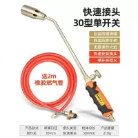 烧毛器液化气喷枪家用喷 炝头烧猪毛烧肉 喷火枪煤气喷灯 [快速接口]30单开关+2米优质管