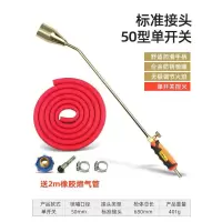 烧毛器液化气喷枪家用喷 炝头烧猪毛烧肉 喷火枪煤气喷灯 普通接口50单开关+2米优质管