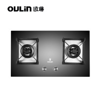 欧琳（OULIN）JZY-E29BN易清洁钢化玻璃面板 4.8大火力液化气燃气灶