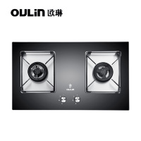 欧琳(OULIN)JZT-E606BN-01不怕油天然气5.0kW大火力燃气灶