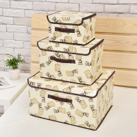 多规格收纳箱无纺布折叠收纳箱有盖衣物被子收纳盒