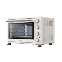 美的PT3540 35升家用多功能电烤箱 机械式操作 可视炉灯 上下独立控温 三种烘烤模式专业烘焙蛋糕