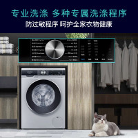 西门子家用10KG大容量全自动滚筒洗衣机 一级能效变频 WB45UM080W 1400转智能洗护 LED触屏