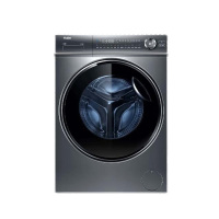 海尔 (Haier)G100368BD14LSU1超薄款滚筒洗衣机全自动家用变频巴氏除菌双喷淋纤美系列洗衣机中途添衣