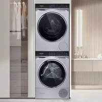 西门子WG54C5C80W+WQ56C3C80W洗衣机烘干机超氧空气洗智能投放[洗烘套装]