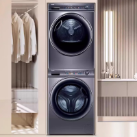 海尔EG100MATESL6+EHGS100FMATE81U1滚筒洗衣机双擎热泵烘干机