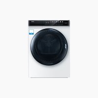 海尔EHG100FMATE7WU1晶彩烘干机家用烘衣服10kg速热泵全自动滚筒 EHG100FMATE7WU1