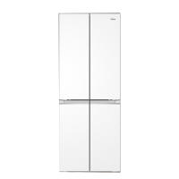 海尔418升超薄零距离自由嵌入式十字对开门风冷无霜净化一级变频家用大容量电冰箱 BCD-418WGHTDB9WVU1白