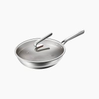 苏泊尔(SUPOR)CC32T1纯钛炒锅无涂层不粘锅32cm不锈钢炒锅家用电磁炉明火炒菜锅