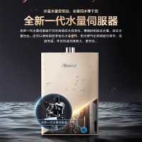 林内(Rinnai)RUS-16QC08 水量伺服器恒温C08家用节能燃气热水器触控大屏防冻16L