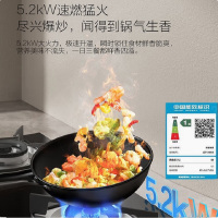 [官方精选] ROBAM老板 60A5KS+30B5X烟灶套装 智能大吸力欧式顶吸双腔双吸挥手智控变频+控温灶5.2kw