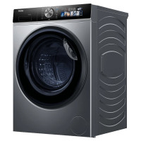 海尔10公斤精华洗滚筒洗衣机+双擎热泵干衣机洗烘套装XQG100-BD12519+HGS100-519