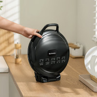 九阳(Joyoung)电饼铛家用双面加热深烤盘大火力下盘煎烤机饼铛早餐JK30-GK657 黑色