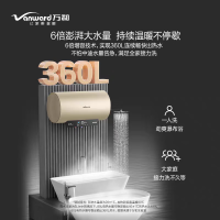 万和电热水器 E60-MC3 出水断电 双盾防护1级能效免换镁棒 60L2000W