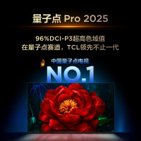 TCL电视 65T5M 65英寸 QD-Mini LED控光 288Hz高刷 QLED量子点 WiFi6 超薄 平板电视