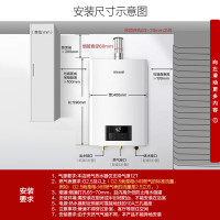 林内(Rinnai)RUS-20GD31[鲸吨吨白鲸]20升燃气热水器天然气 大水量