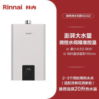 林内RUS-20GC62燃气热水器微控水伺服家用精准恒温密闭稳燃