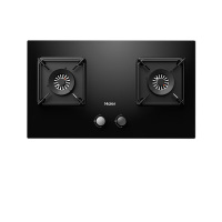 海尔(Haier)燃气灶天然气双灶 家用嵌入式台嵌两用 5.2kw猛火 64%一级能效 智能烟灶联动Q2BE58