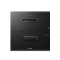 海尔(Haier)嵌入式115升消毒柜ZQD115F-12LCS新款升级家用碗柜厨房小型碗筷光波巴氏纯物理消毒